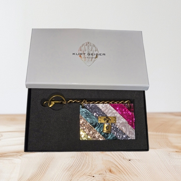 Kurt Geiger Brixton Bag Keyring, NIB - Picture 4 of 4
